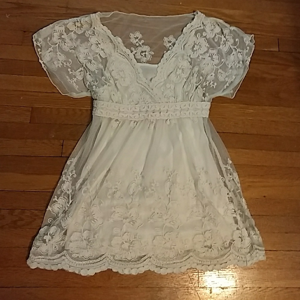 Ivory Lace Shirt